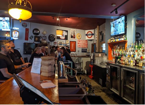 Nosh & Bevvy bar counter view