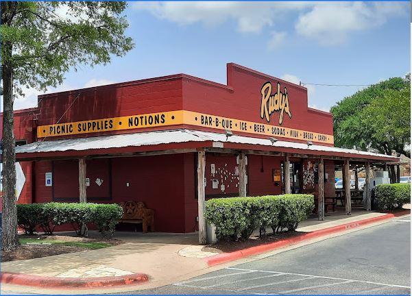 exterior view of Rudy's restaurant